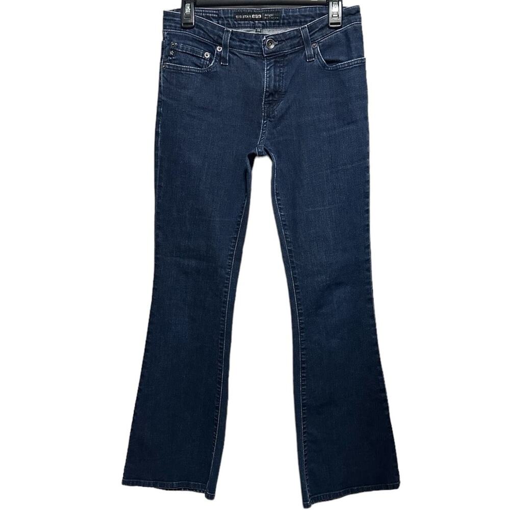 BIG STAR 1974 Jeans Womens Size 28L Blue Delight Mid Rise Flare